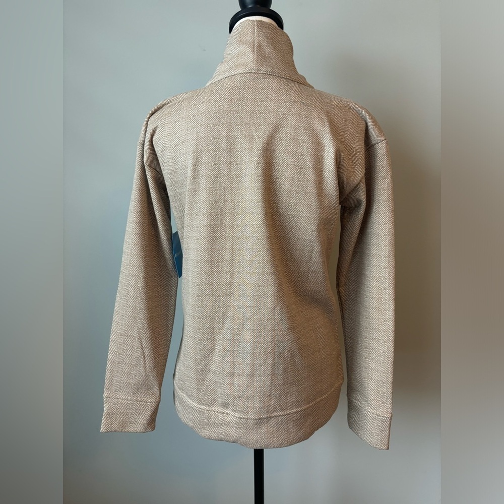 NWT Columbia Lodge Funnel Neck Pullover Small Fleece Sweatshirt Cozy - Picture 3 of 6